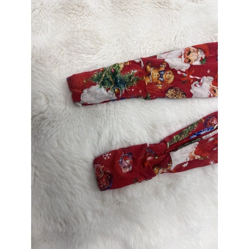 Bums & Roses Christmas Pajamas 18-24 Months One Piece Sleeper Santa Bamboo